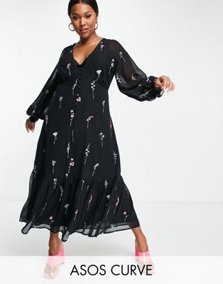 ASOS EDITION Selena embellished placement wedding dress