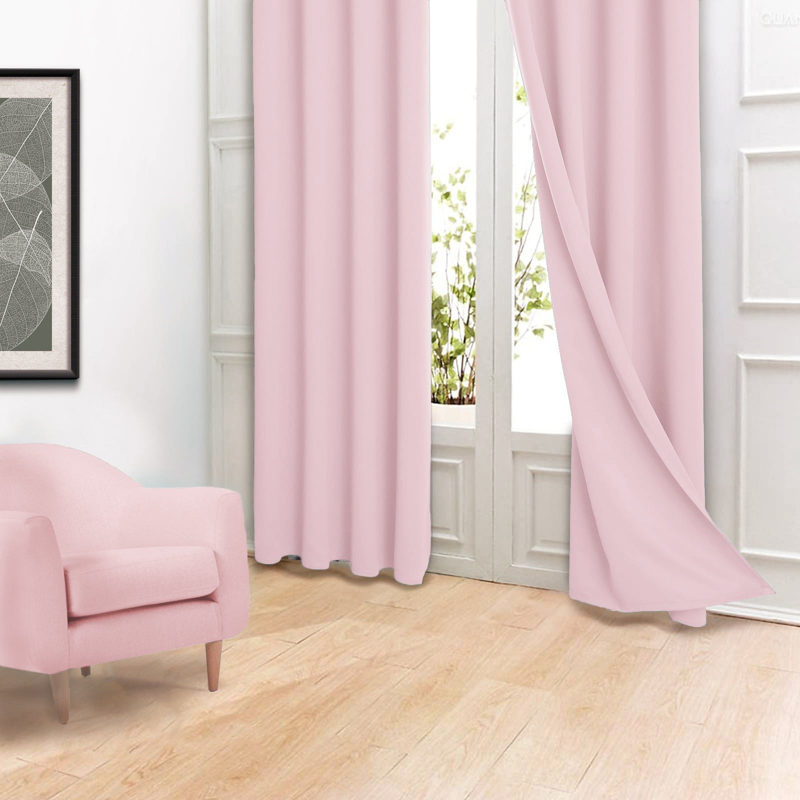 Akarise Blackout Curtains for Bedroom Living Room - 2 Panels,Pink