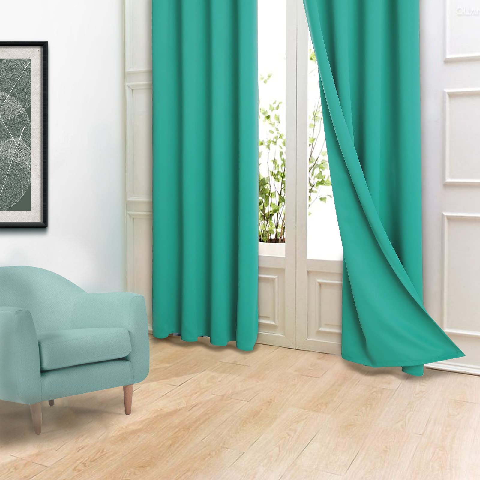 Akarise Blackout Curtains for Bedroom Living Room - 2 Panels,Teal