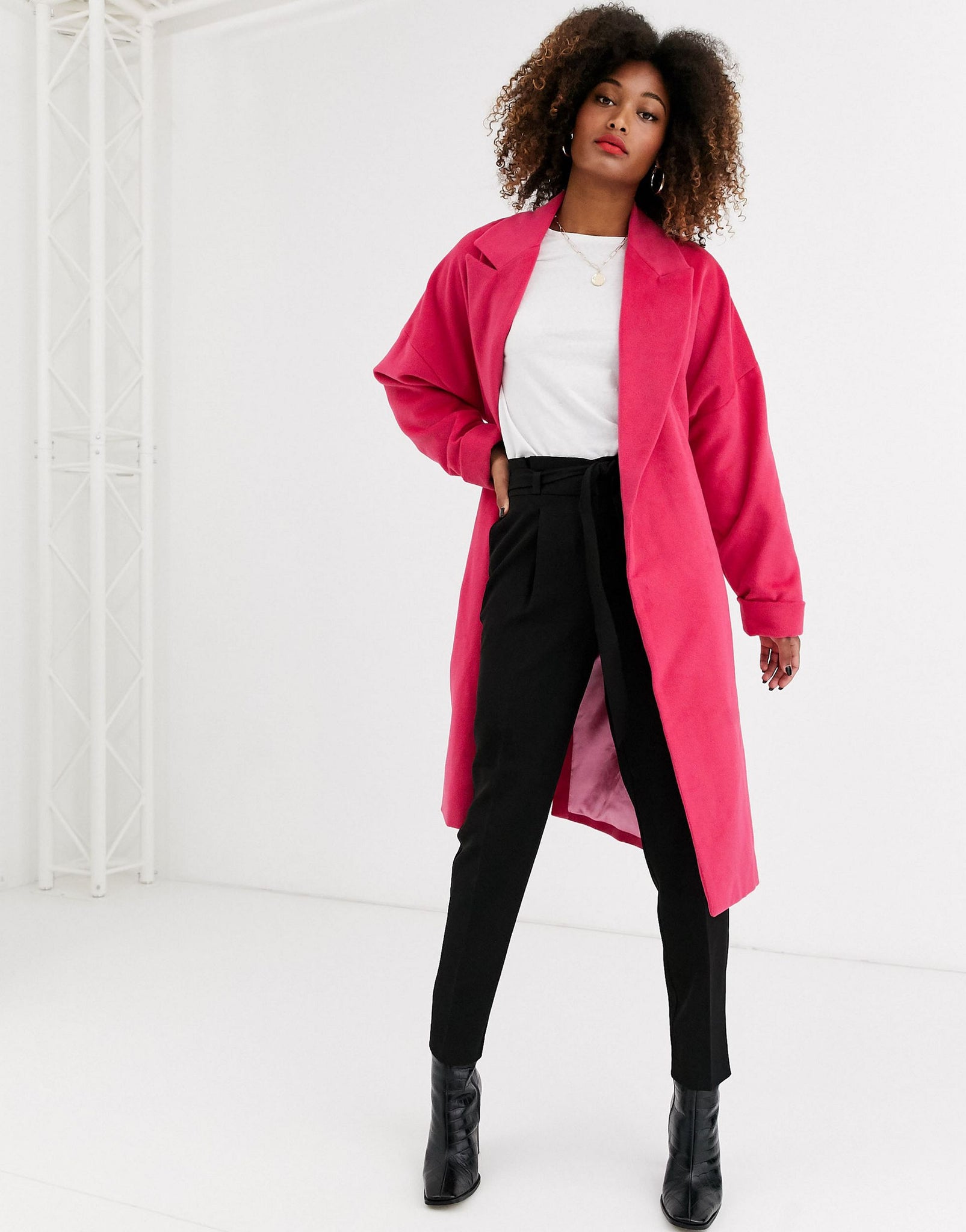 Unique21 Belted Wool Coat