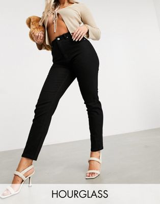 Missguided smock blouse with frill in brown check