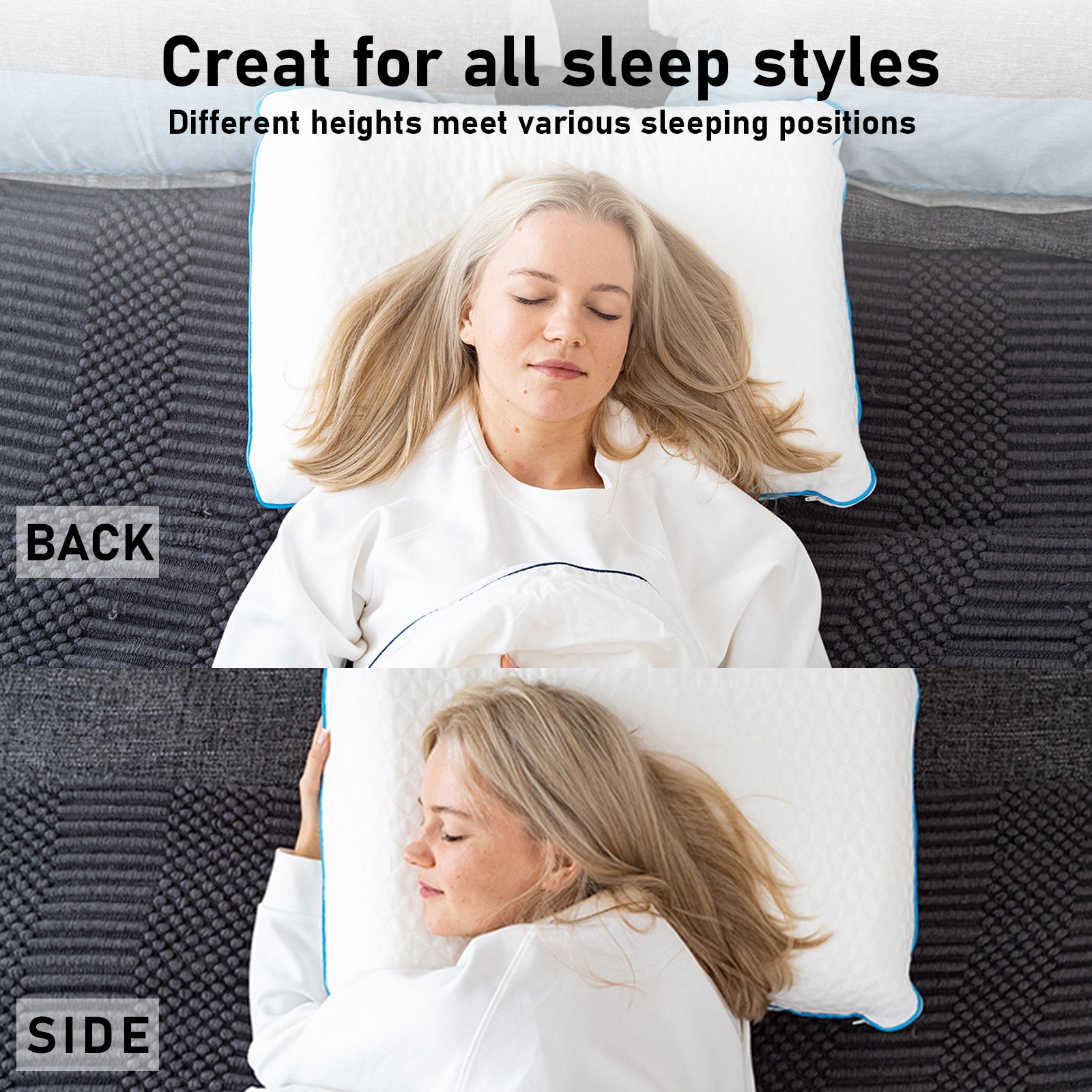 Akarise Memory Foam Pillow for Sleeping- Breathable, Adjustable, Supportive Bed Pillow