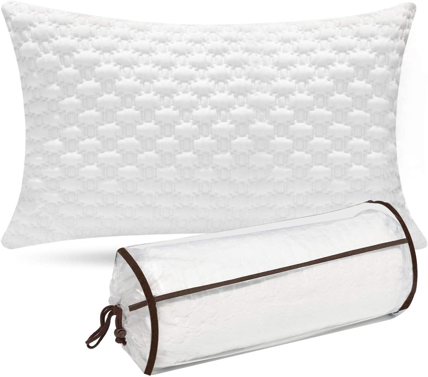Akarise Shredded Memory Foam Pillow – White, Queen