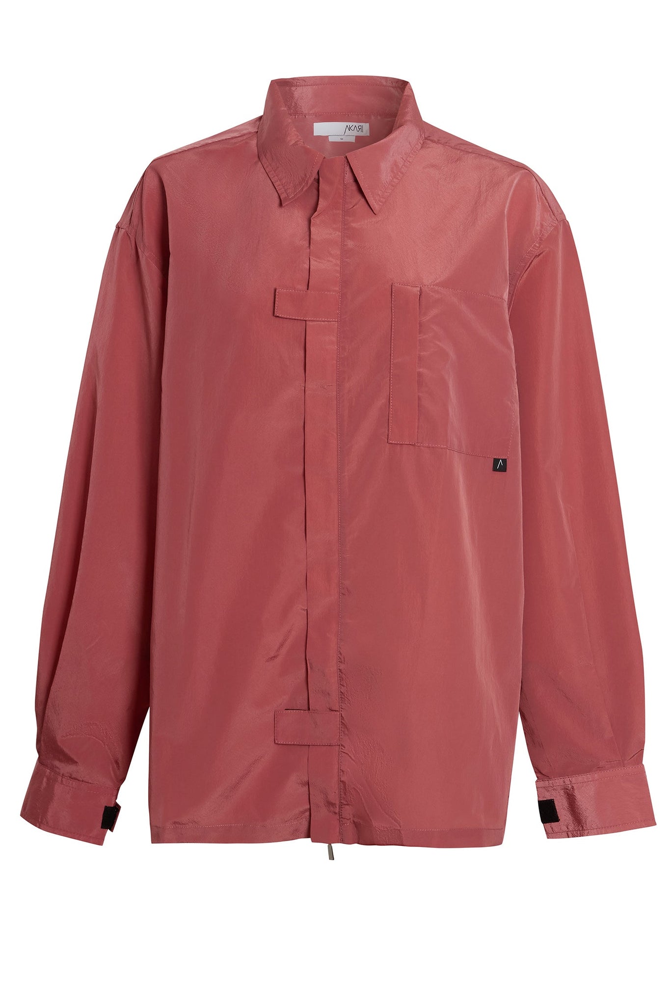 OVERactiveD STRUCTURED SHIRT WITH ZIP POCKET