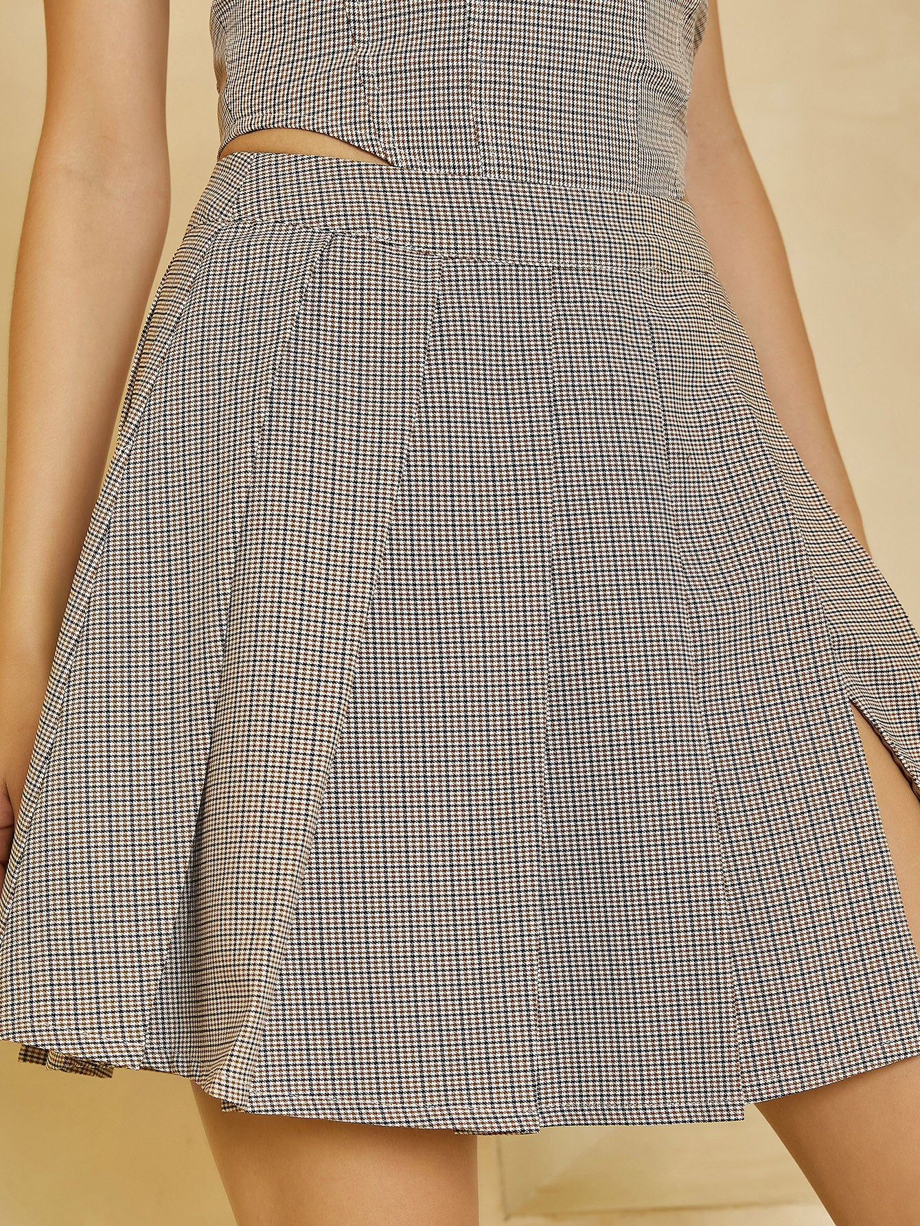 Multi Preppy Frill Skirt