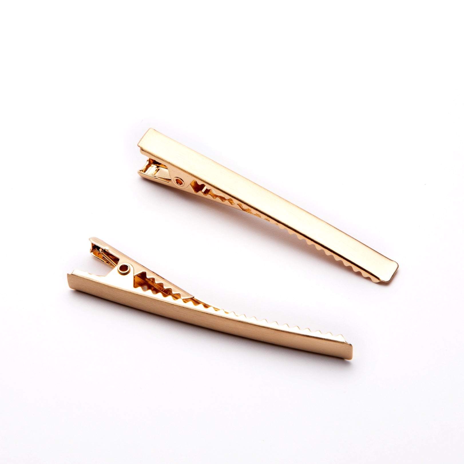 Pack of 2 Hair Snap In Gold Tone