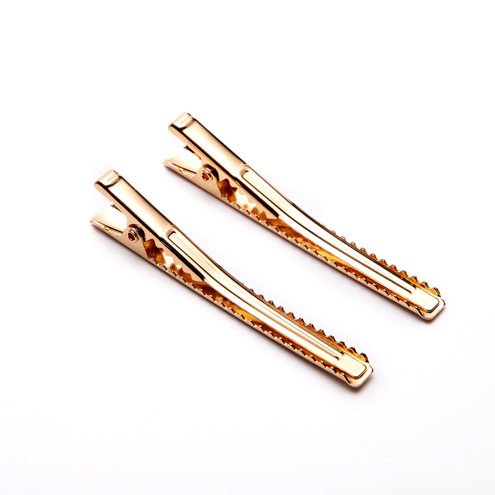 Pack of 2 Hair Snap In Gold Tone