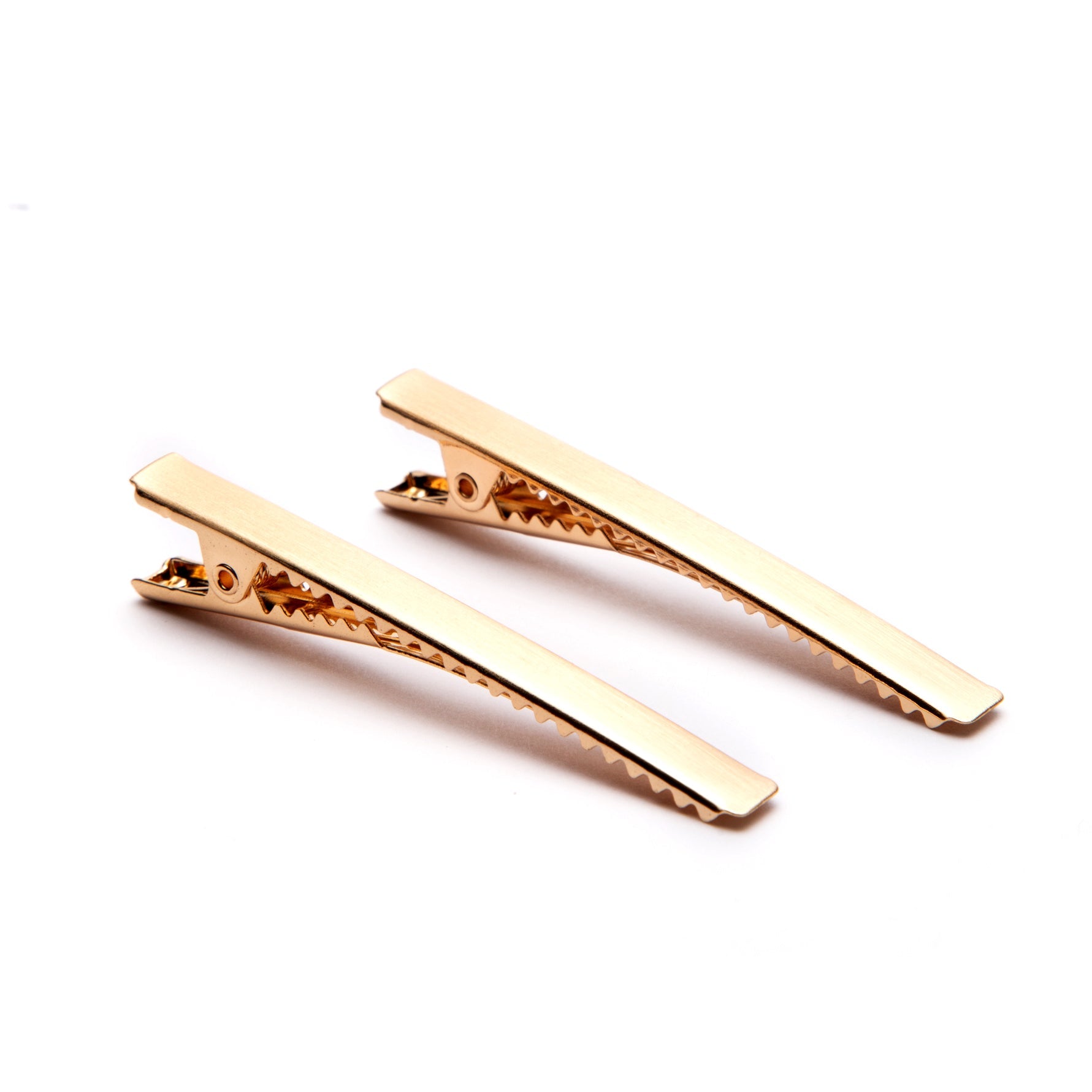 Pack of 2 Hair Snap In Gold Tone