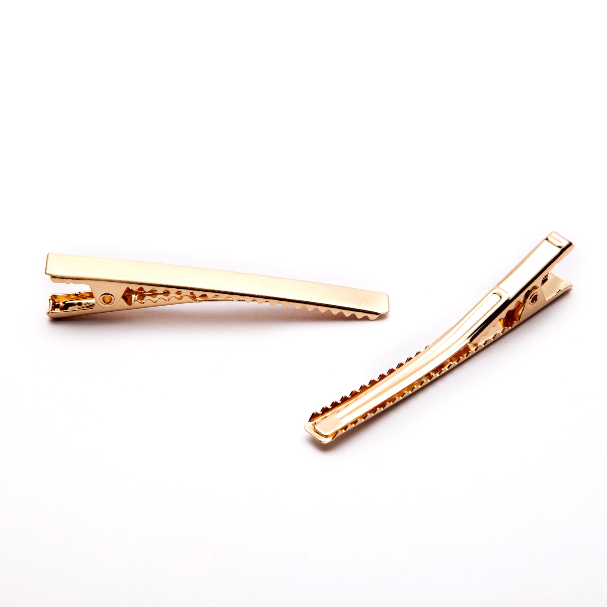 Pack of 2 Hair Snap In Gold Tone