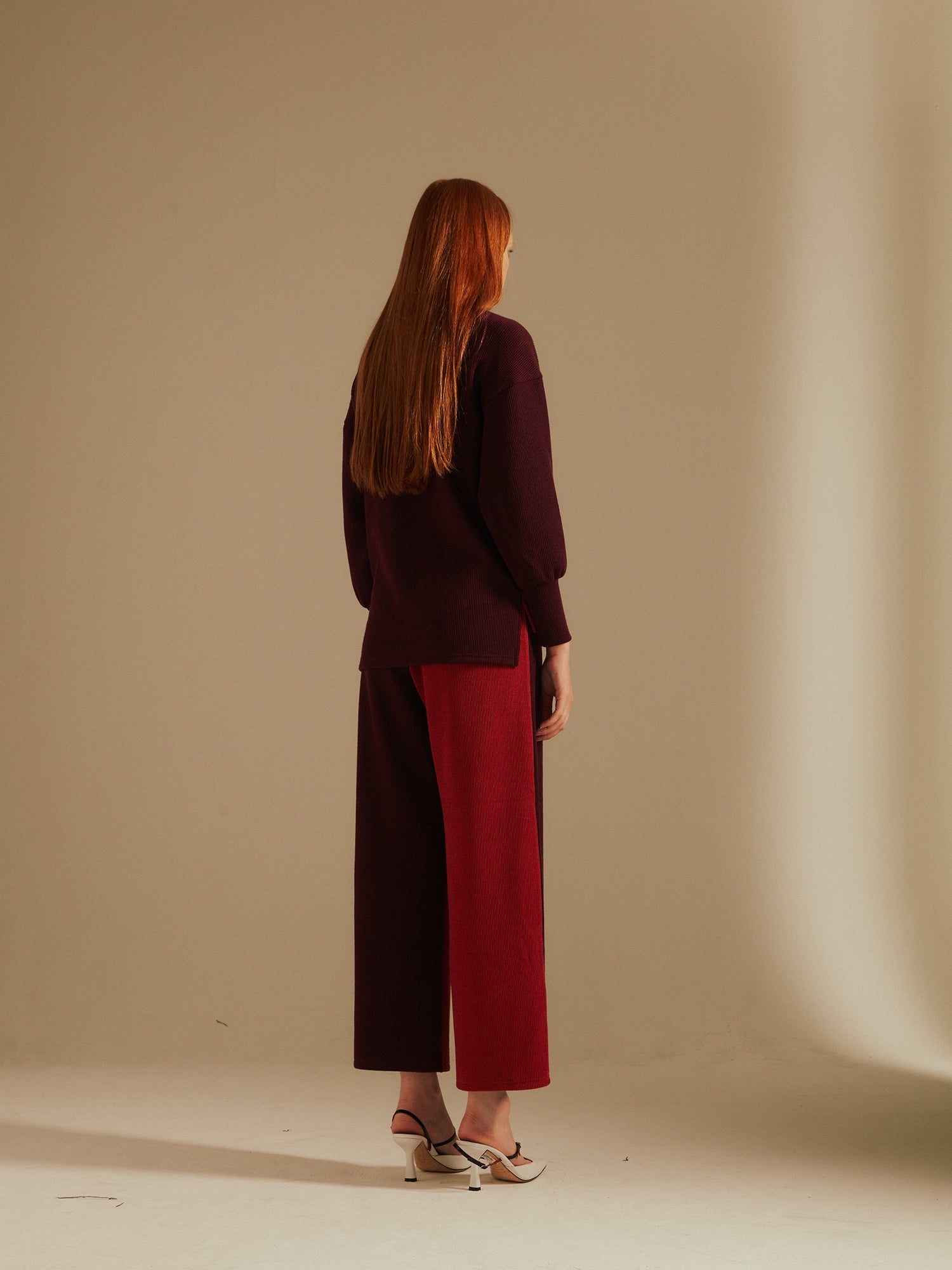 Sierra Colour Block Knitted Trousers