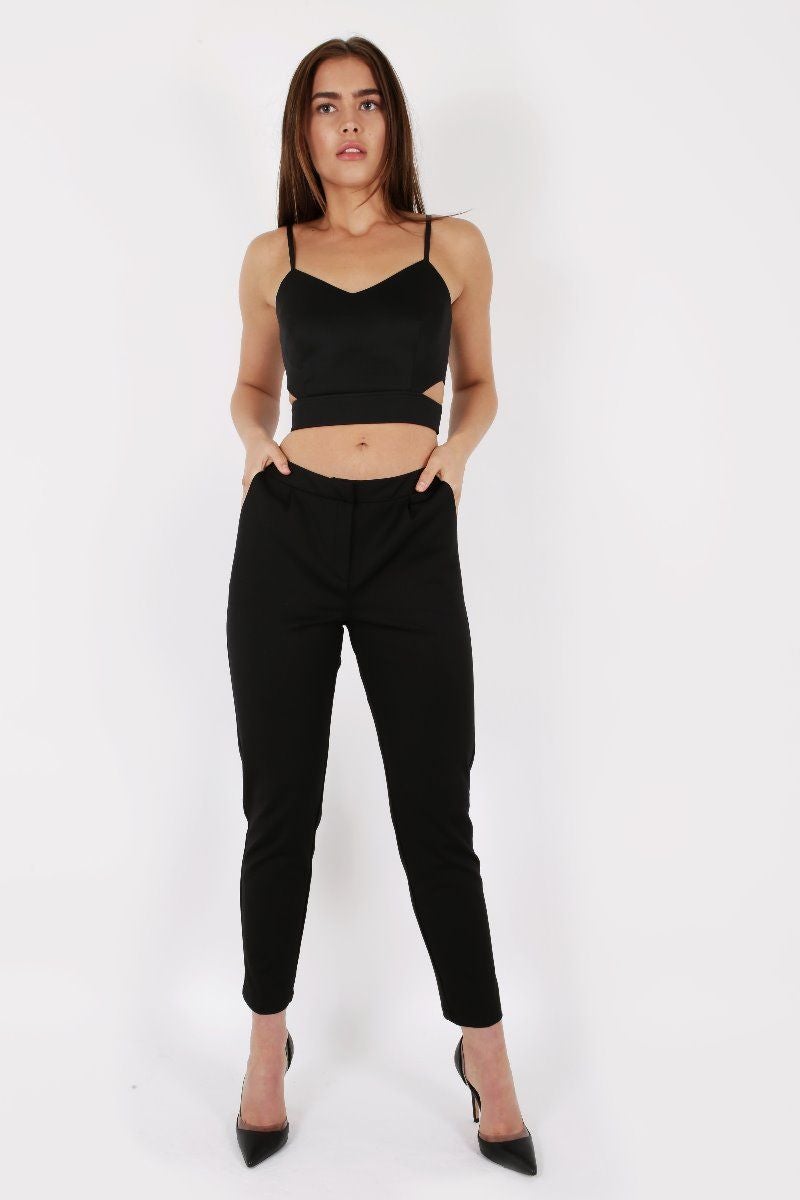 SAFFI SLIM FIT TAILORED TROUSERS