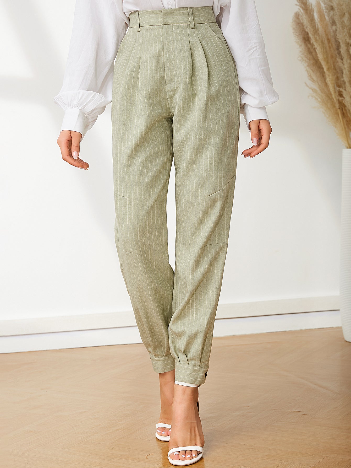 Green Elegant Trousers