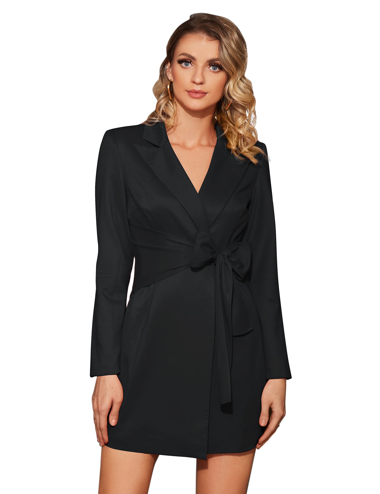 AKA BLAZER DRESS BLACK