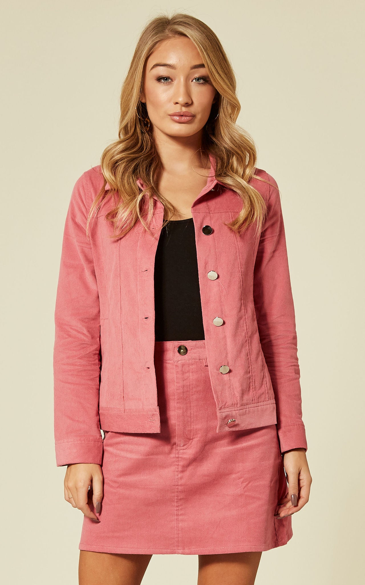 Pink Cord Jacket