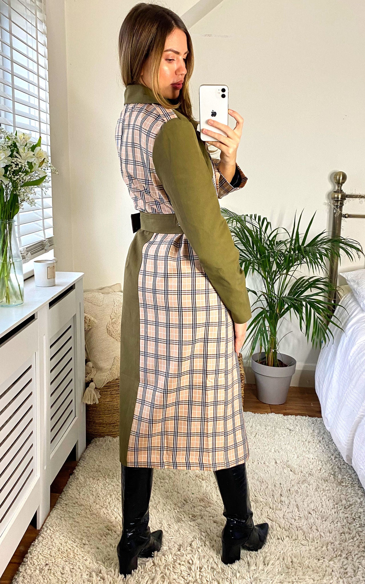 Chen Mix &amp; Match Trench Coat